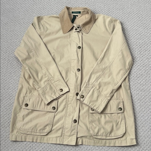 Ralph Lauren Jackets & Blazers - Ralph Lauren Cream Button-Up Jacket